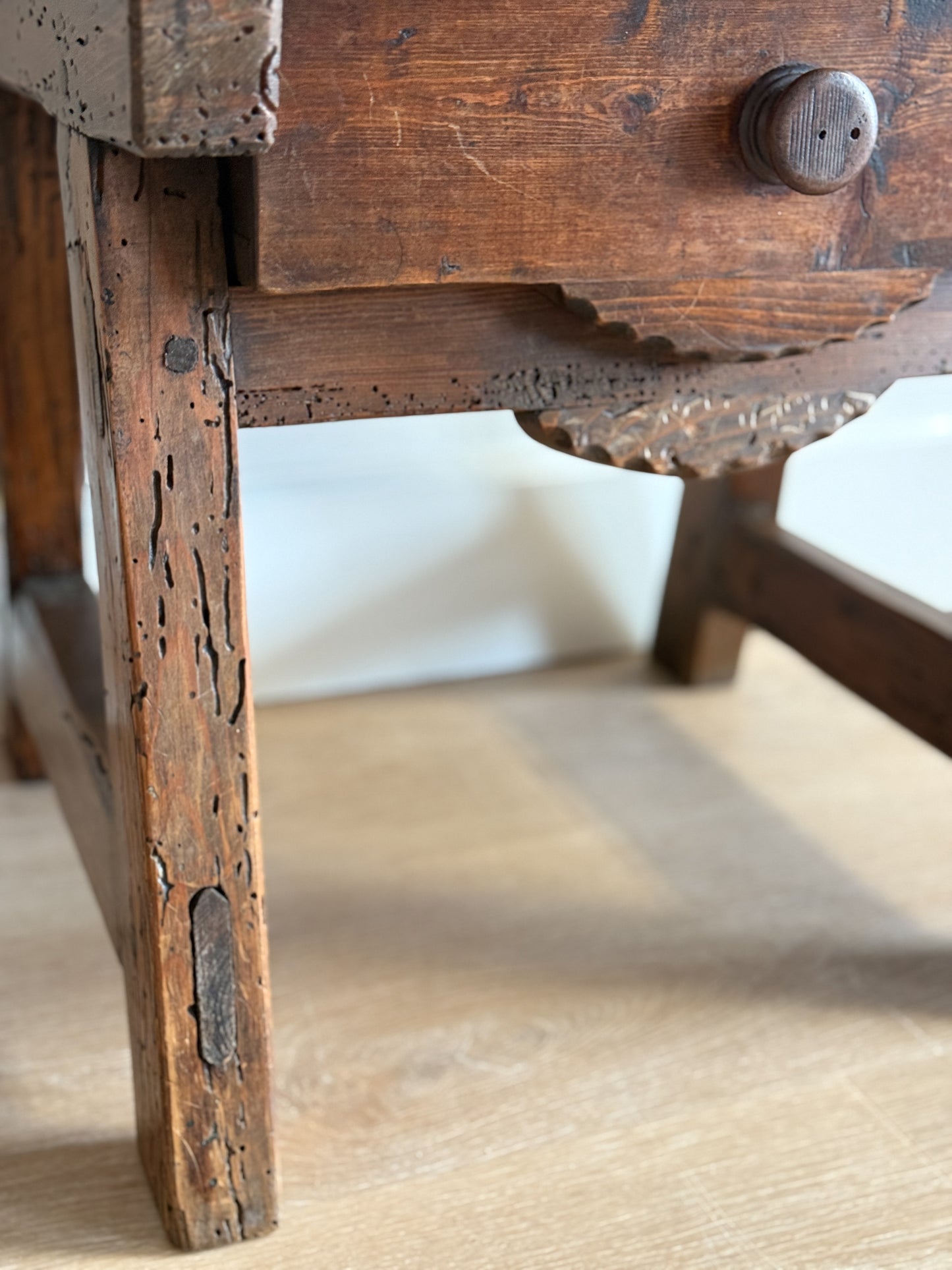 Antique French End Table