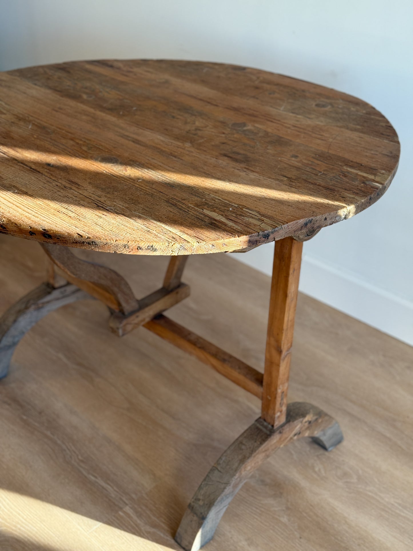 19th Century Antique French Folding Wine Table