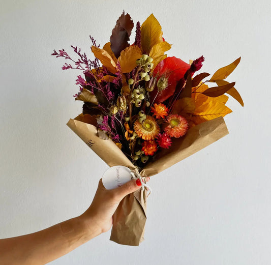 Fall Dried Flower Bouquet (2 sizes)