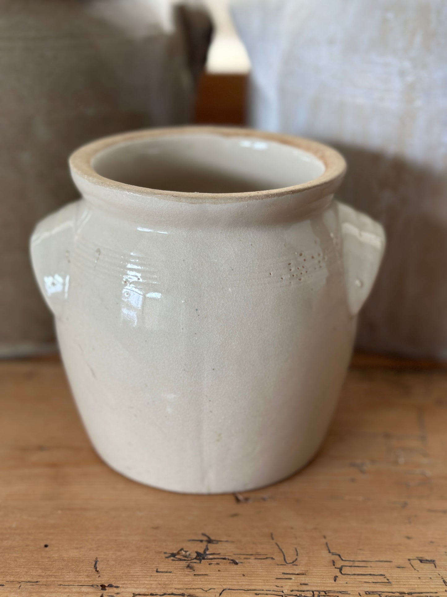 Small Antique French Confit Jar