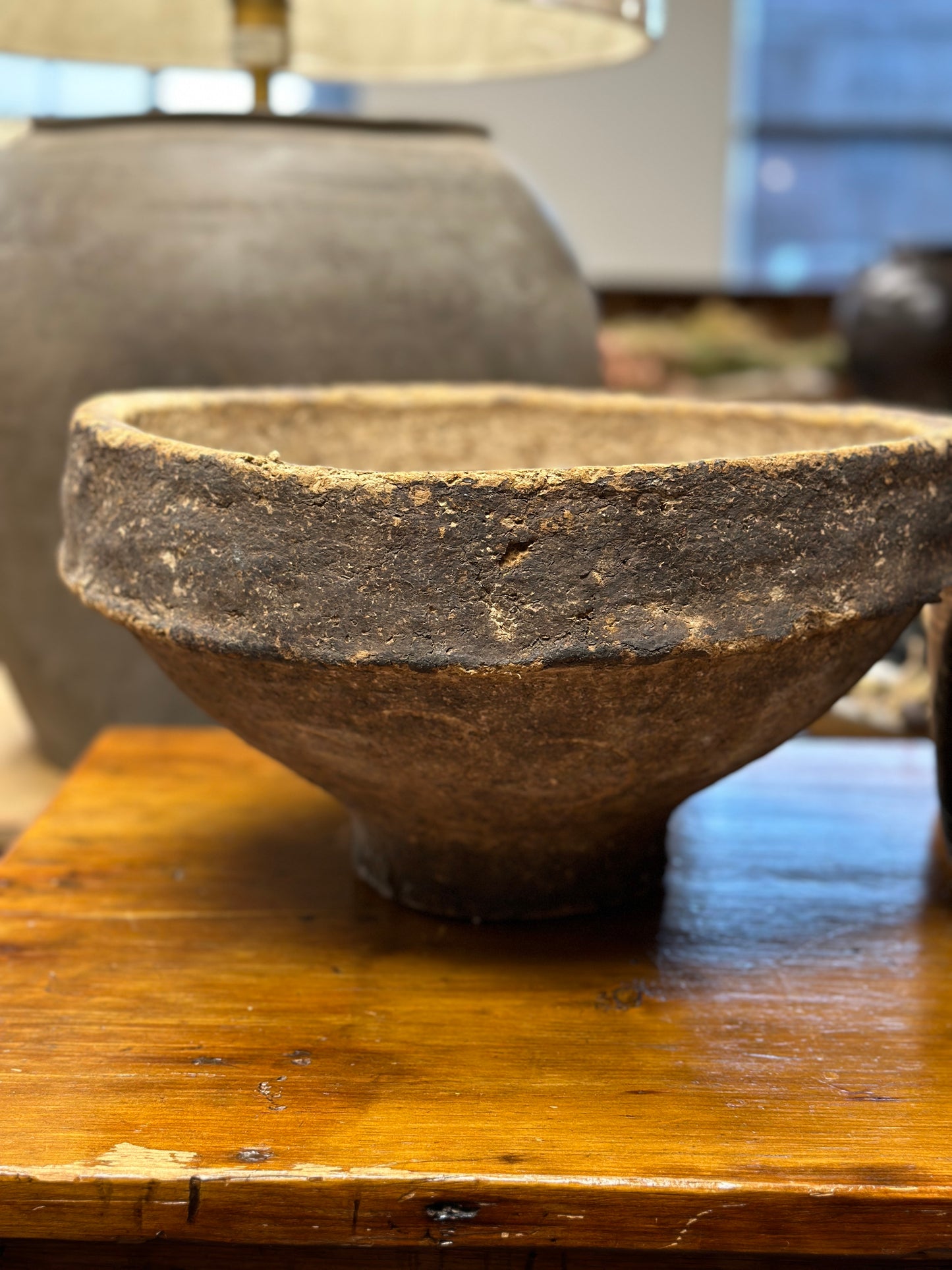 Extra Large Vintage Paper Mache Bowls