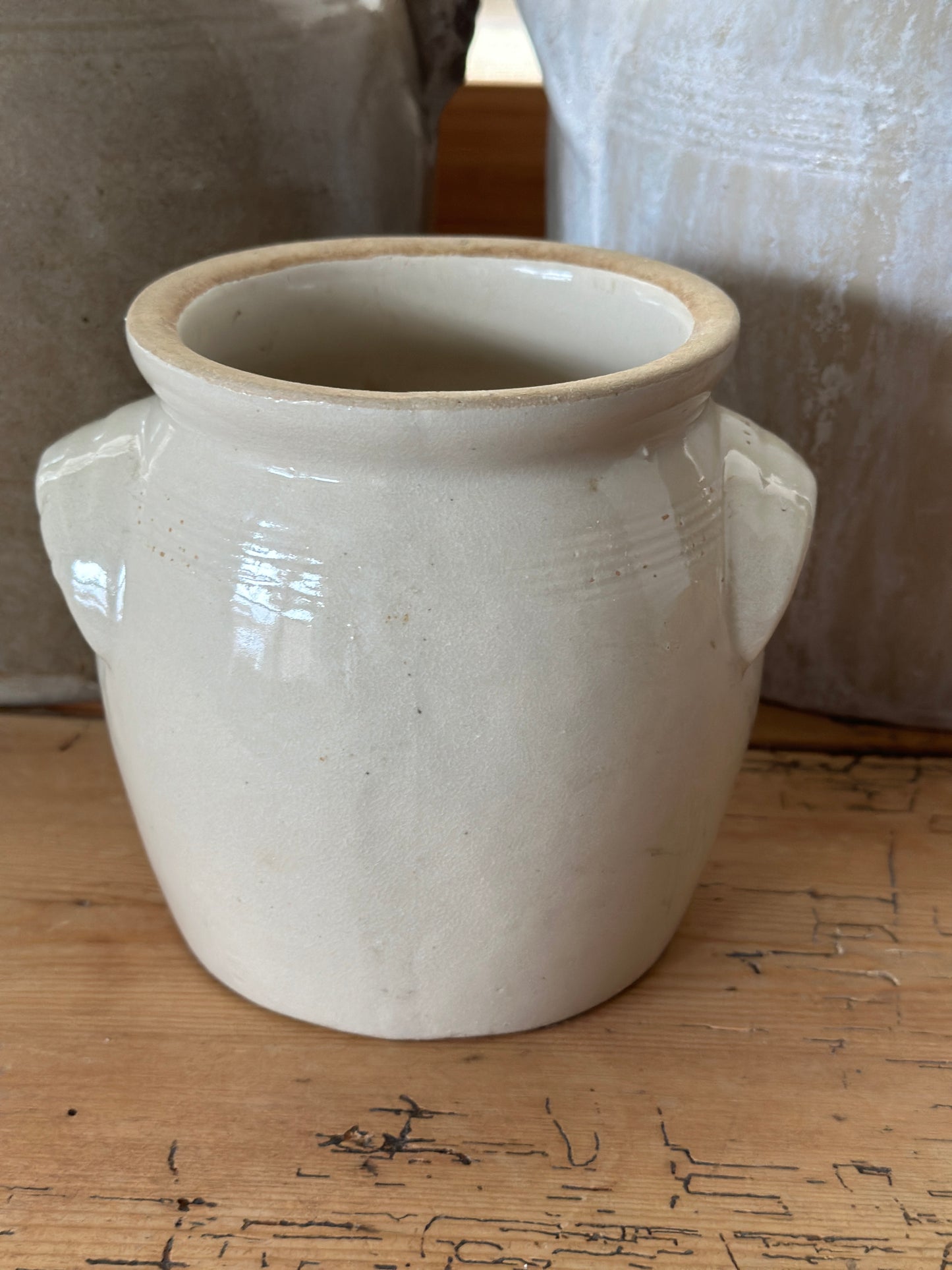 Small Antique French Confit Jar