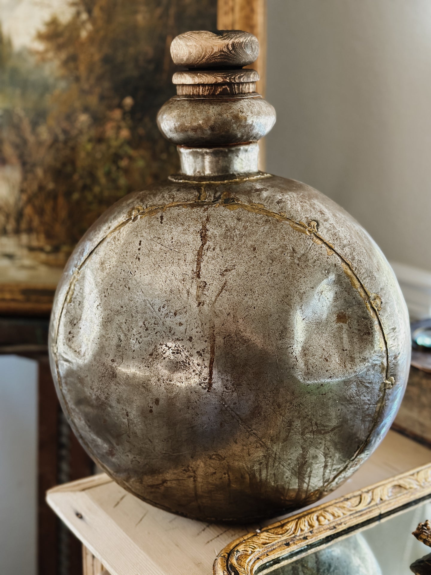 Large antique Indian water jug