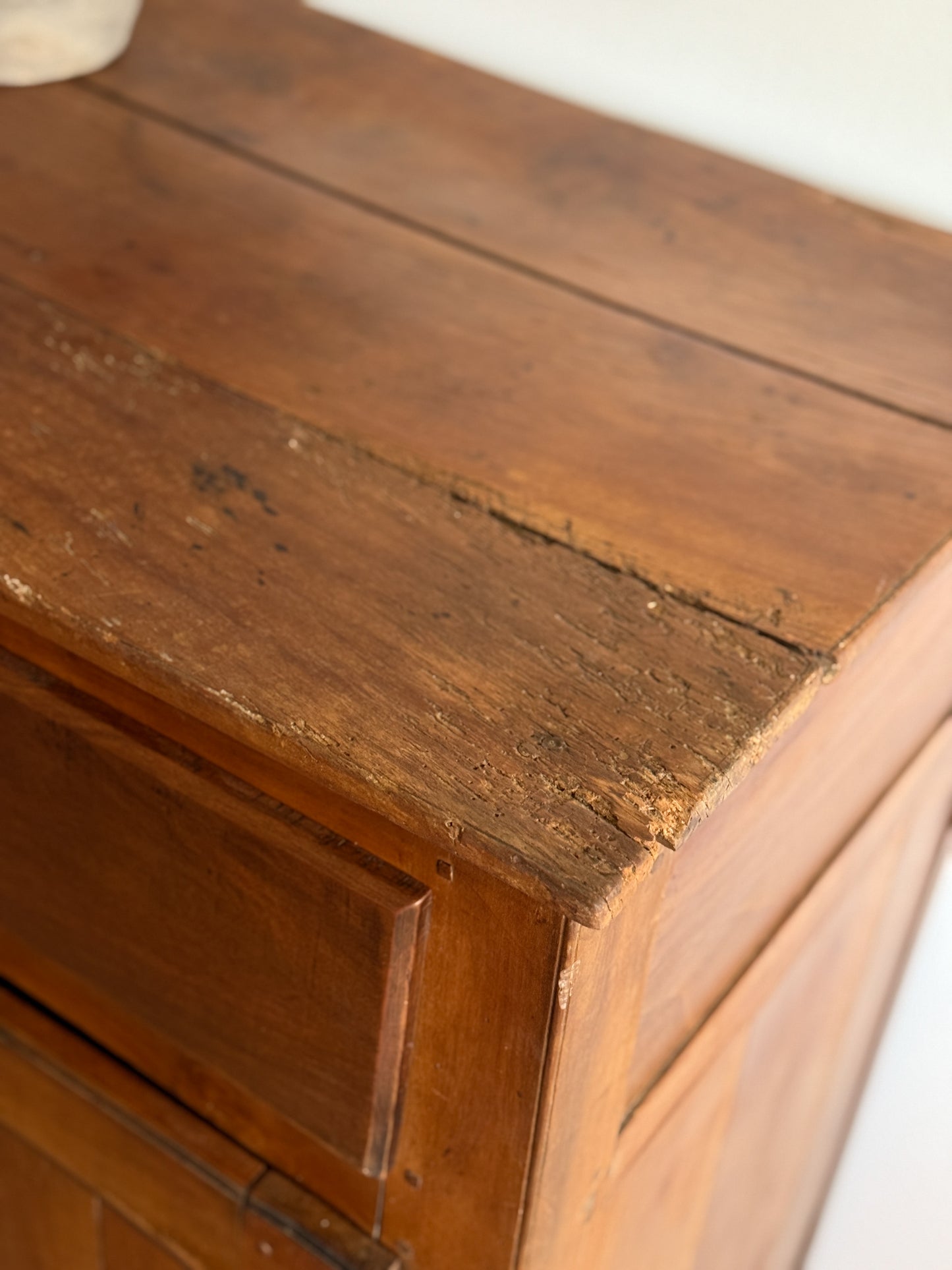 Antique 18th Century French Cherry Tall Cabinet