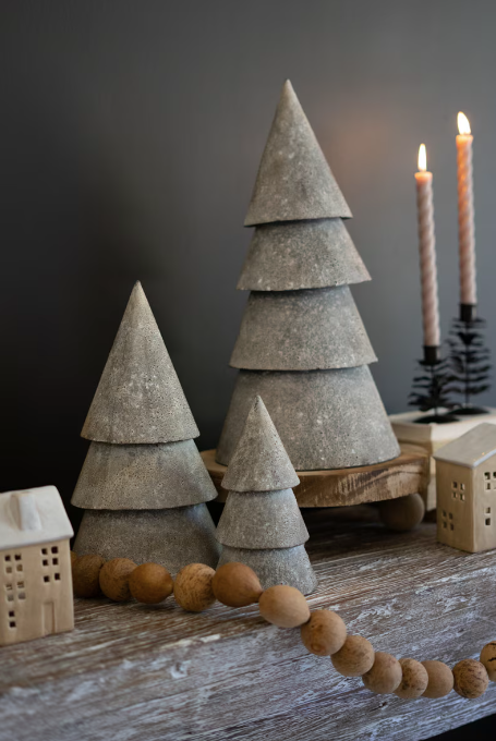 Set of 3 Metal Christmas Trees