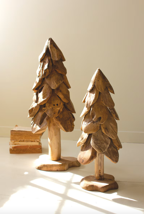 Rustic Teak Christmas Tree