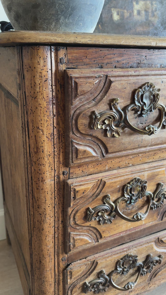 Early 19th Century French Walnut Commode/Chest of Drawers II