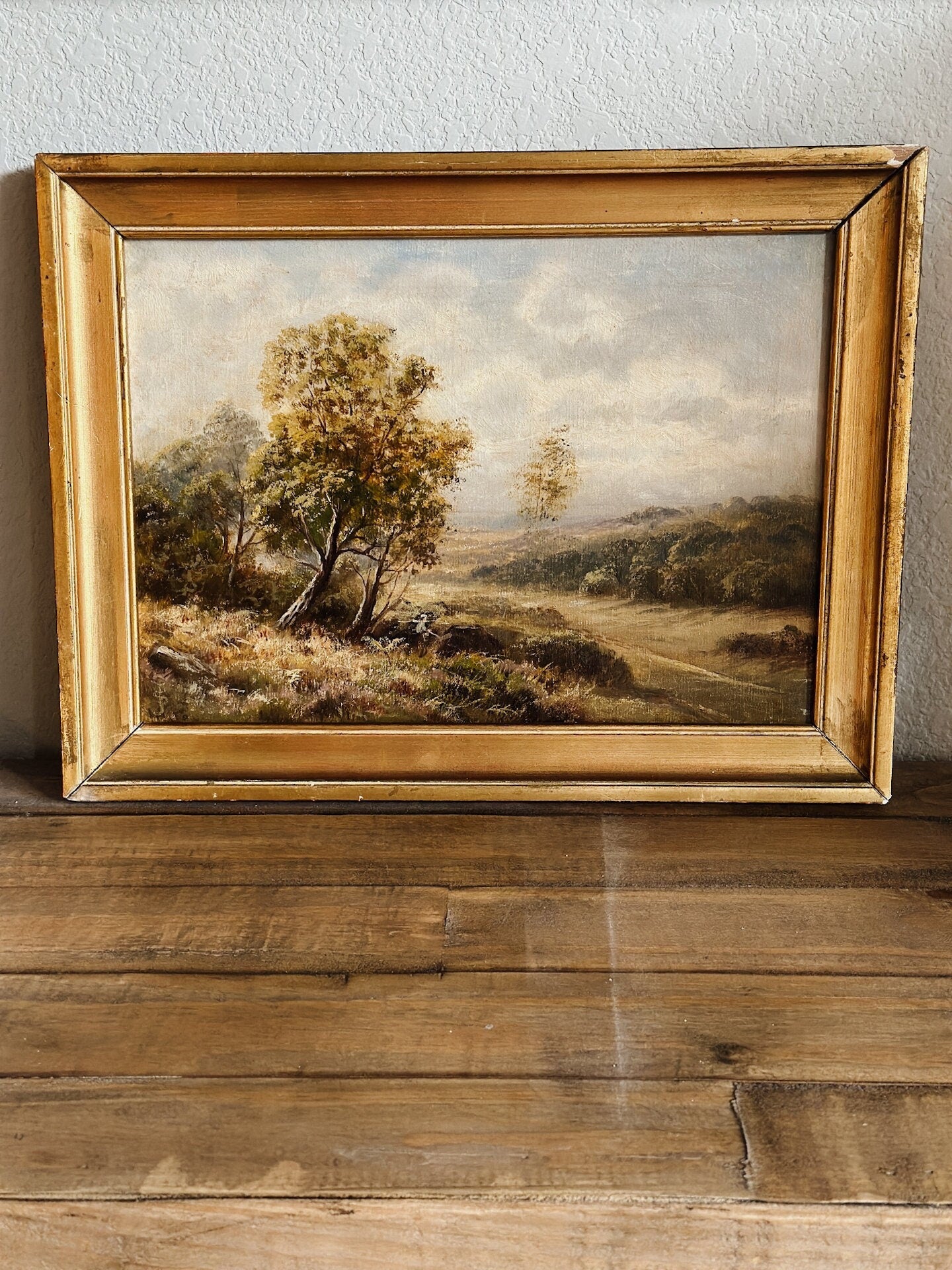 Original 19th c. Antique Oil Painting by Sidney Yates Johnson (England)